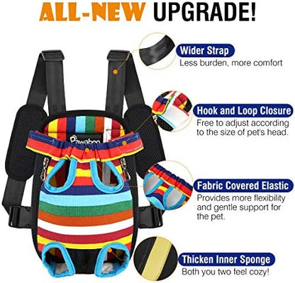 Pawaboo Pet Front Carrier Backpack for Small Medium Dogs