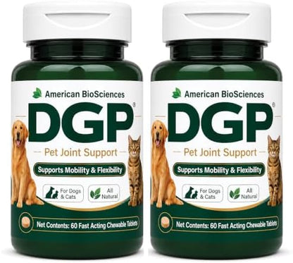 DGP Dog Joint Supplement for Mobility & Flexibility, 120 Chewable Tablets