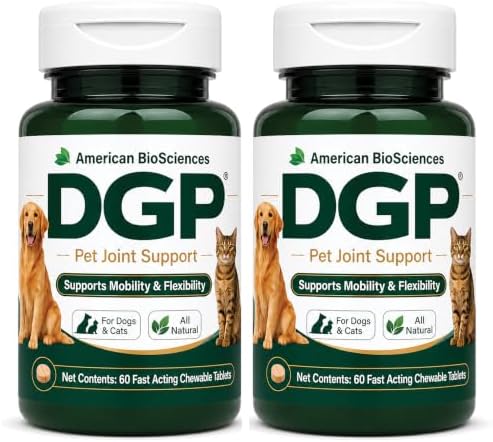 DGP Dog Joint Supplement for Mobility & Flexibility, 120 Chewable Tablets