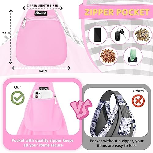 SlowTon Dog Carrier Sling - Thick Padded Shoulder Strap Adjustable, PI, L