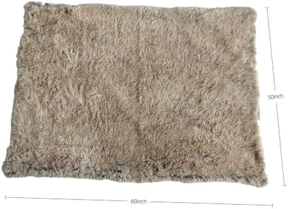 PJYuCien Lightweight and Portable Soft Dog Blanket, 50"x60", Beige