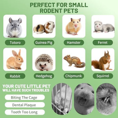 Apple Wood Chew Sticks 300g, Natural Untreated Small Pet Chew Toys, Molar Sticks for Rabbits, Hamsters, Guinea Pigs, Chinchillas