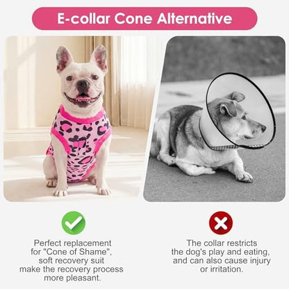 cyeollo Dog Surgery Recovery Suit, Spay Neuter Onesie for Female Male Dogs