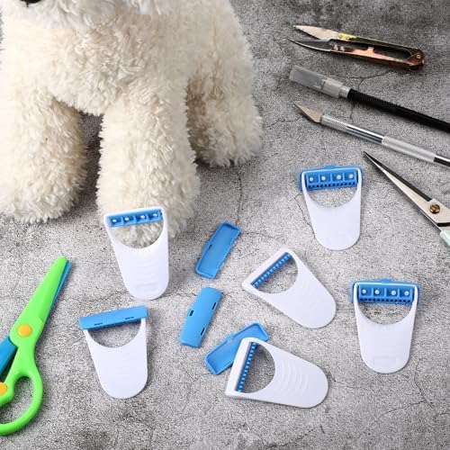 6 Pcs Horse Clippers Grooming Razor Disposable Grooming Razor Fit for Horse and Pet, White