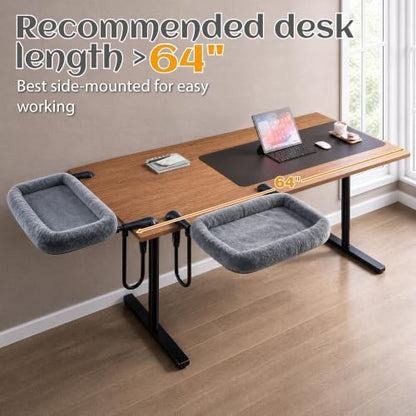 X-Large Cat Desk Bed for Cats 50lbs Extra-Sturdy & Heavy Duty