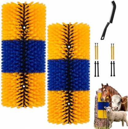 Livestock Scratching Brush Goat Donkey Cow Horse Cattle Itch Scratcher Post