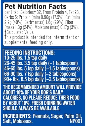 Milk-Bone Natural Peanut Butter Spread with Jif, 4 Pouches