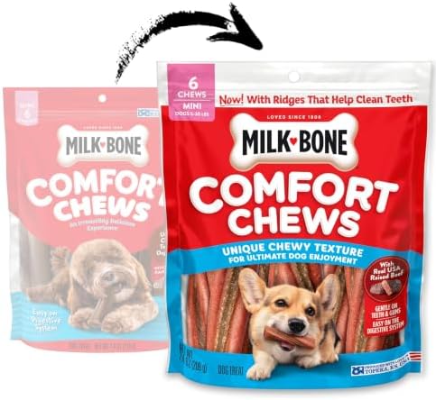 Milk-Bone Comfort Chews With Real Beef, 30 Mini Dog Chews