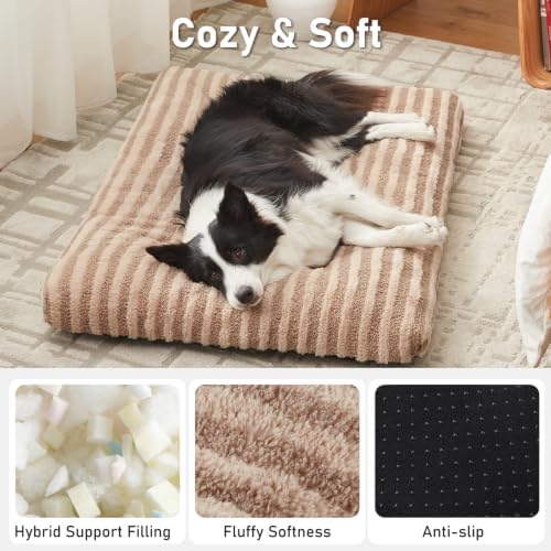 FURTIME Washable XXL Dog Bed for Extra Large Dogs, Giant Dog Crate Beds