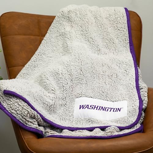 Logo Brands Officially Licensed NCAA Unisex Frosty Fleece Blanket, One Size, Team Color