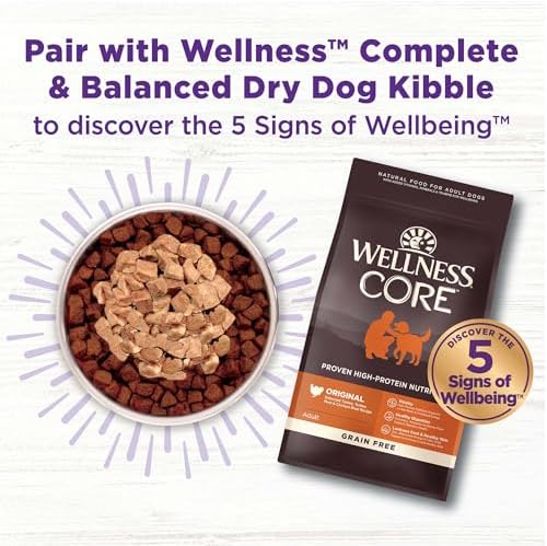 Wellness Bowl Boosters Bare Freeze Dried Dog Beef Food Topper for Small, Medium, and Large Breeds, Grain Free, Natural, 4 oz Bag (Pack of 2)