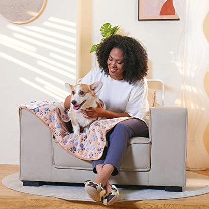 Luciphia Dog Blanket 3 Pack, Soft Cozy Fleece Throw for Puppy Cat,30"x20"