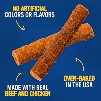 Blue Dog Bakery, Protein Jerky Beef, Medium Dog Treats, 6oz 8pk