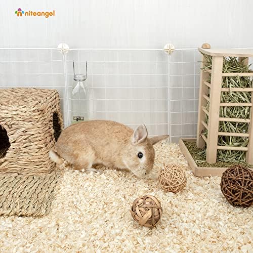 Niteangel 65L Aspen Shaving Hamster Beddings for Syrian Dwarf Hamster Gerbil Mice Degu Rat Rabbit Bunny Guinea Pig Chinchilla Hedgehog or Other Small Pets (65L - 15mm)