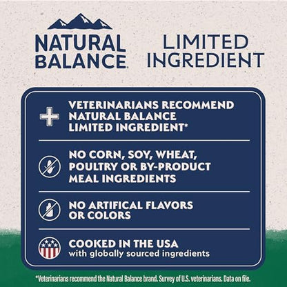 Natural Balance Limited Ingredient, Lamb & Brown Rice, 4 lb