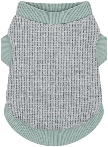Cozy and Functional Dog Shirts for Small Puppies: Stretchable Green Attire with Easy-On Design, Ideal for Chihuahuas and Yorkies - Enhance Comfort and Playfulness on Chill Days X-Large