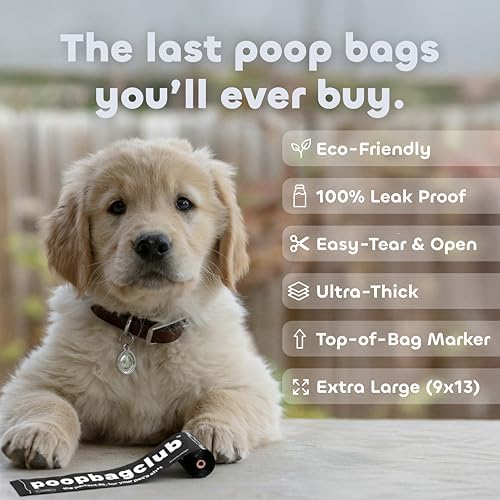Unscented Dog Poop Bags - Extra Thick Leak Proof for Dogs - Certified Compostable - Earthminded Essential Accessory for Daily Walks and Easy Cleanup - 360 Bags