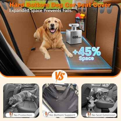 URPOWER XL Hard Bottom Dog Seat Cover for Full-Size Truck Back Seat