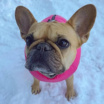 Gooby Padded Vest Dog Jacket, Solid Pink, Medium