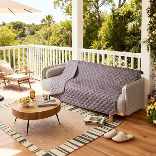 gogobunny Waterproof Pet Blanket for Bed, Washable Couch Cover for Dog Cat