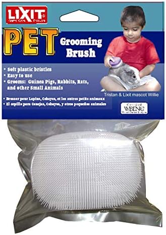 Lixit® Grooming Kits For Rabbits, Guinea Pigs and other Small Animals (Red, Brush)