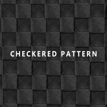 Patas Lague Orthopedic Large Dog Bed Washable Pet Crate Mat 56''X40'' Black