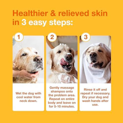 Douxo S3 PYO Medicated Dog Shampoo with 3% Chlorhexidine for Dogs – Antibacterial & Antiseptic Yeast Infection Treatment For Dogs & Cats, Clinically Proven, 6.7 fl oz