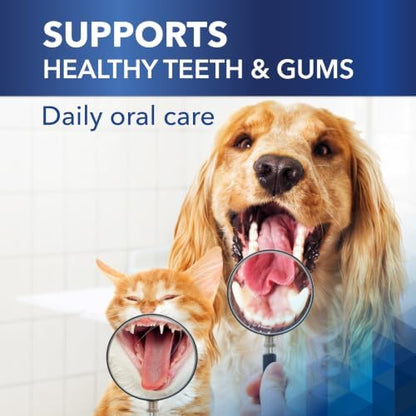 Clenz-A-Dent ProDen PlaqueOff Oral Health Flakes for Dogs and Cats, VOHC Accepted, Supports Plaque & Tartar Control, Freshens Breath, Natural Seaweed Formula, 40 g