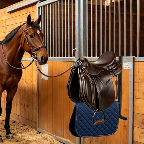 6 Pack Portable Saddle Rack,Heavy Duty Removable Saddle Rack Stand Double Saddle Rack for English and Western Style Saddles