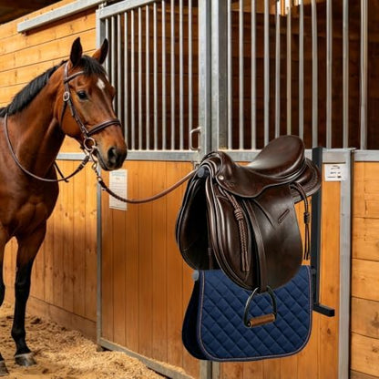6 Pack Portable Saddle Rack,Heavy Duty Removable Saddle Rack Stand Double Saddle Rack for English and Western Style Saddles