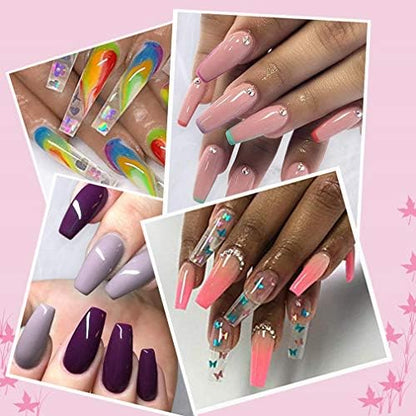10 Pcs Rough Nail File 100/180 Grit, Heavy Duty Nail Files for Acrylic/Natural Nails, Emery Boards for Nails, Strong Finger Nail Filler, Coarse Nail File for Home and Salon Use