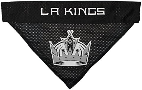 NHL Los Angeles Kings Bandana for Dogs & Cats, Small/Medium. - Cute & Stylish Bandana! The Perfect Hockey Fan Scarf Bandana, Great for Birthdays Or Any Party!