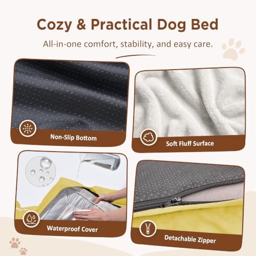 Comfort Expression Waterproof Orthopedic Dog Beds for Large Sized Dog
