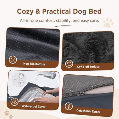 Comfort Expression Waterproof Orthopedic Dog Beds for Large Sized Dog