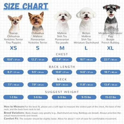 ABRRLO Small Dog Sweaters Cute Bear Dog Cardigans Clothes for Small Medium Dogs Boy Girl Puppy Cat Knitting Cardigan Outfits Dogs Winter Coats Warm Pet Doggy Clothes Soft Knitwear Apparel (Blue,XL)