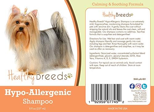 Healthy Breeds Yorkshire Terrier Hypo-Allergenic Shampoo 8 oz
