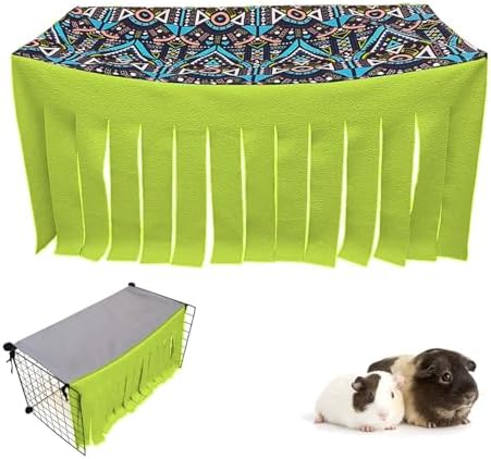 RIOUSSI Guinea Pig Hideout Hideaway Corner Fleece Toys Cage Accessories