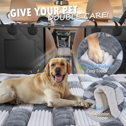 Dog Bed for Car Back Seat, Non-Slip Backseat Pet Mat Standard, 51''X23.5''