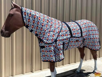 HILASON Horse Fly Sheet Breathable Mesh UV Protection Mosquito Bug Summer