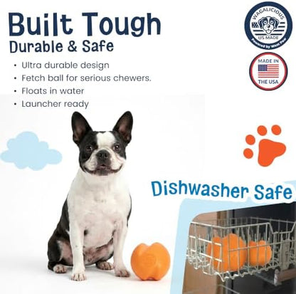 RuffRoller – Fetch Toy - Floating Dog Ball - Small - Nectar