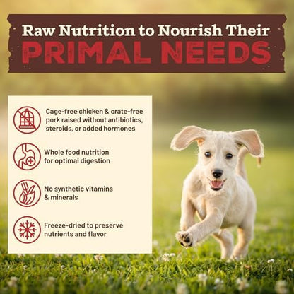 Primal Kibble in The Raw, Freeze-Dried Dog Food, Puppy Recipe, 5.4 lb
