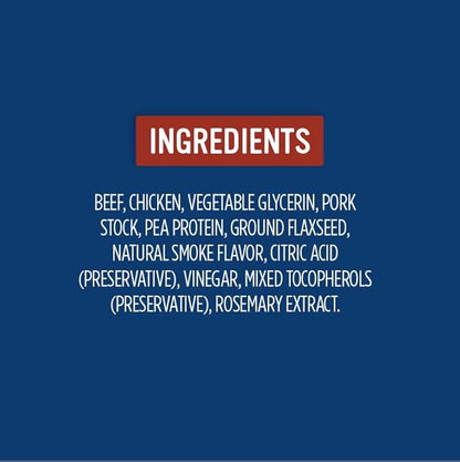 Blue Dog Bakery Protein Jerky Meat Sticks, Made w/USA Beef #1 Ingredient, Healthy Dog Treats, All Natural, 6 oz (Pack of 2)