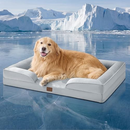 Bedsure Cooling XL Dog Bed for Extra Large Dogs with Washable Cover