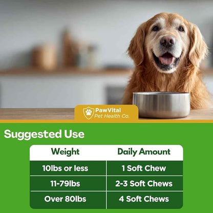 NAD+ Precursor Chews for Senior Dogs – Cellular Energy, Longevity & Cognitive Support – Nicotinamide Riboside, Resveratrol, Quercetin, Glucosamine, Omega-3 – Made with Real Chicken – 90 Count