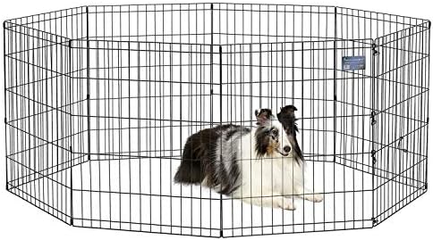 MidWest 30-Inch Exercise Pen, No Door, 16 Sq Ft Play Area