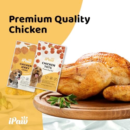 iPaw Chicken Tots Dog Treat,SQF-Certified Production Process,Training Treat