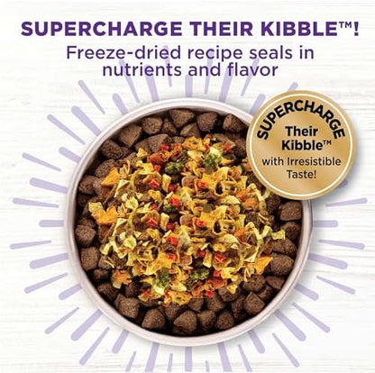 Wellness Bowl Boosters, Dog Food Topper for Small, Medium, & Large Breeds, Grain Free, Natural, Freeze Dried, Digestive Health Chicken, 4 Ounce Bag (Pack of 2)