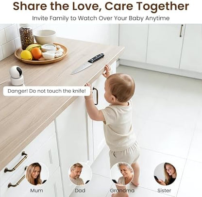 GALAYOU Indoor Cameras for Home Security in 2K, G2 4Pack