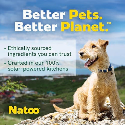 NATOO Dog Treats, Oats Banana and Honey, Small Dogs & Puppies, 8oz