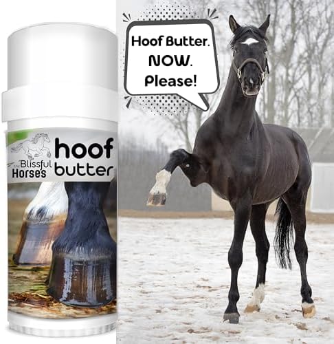 The Blissful Horses Hoof Butter All Natural Support for Your Horse's Hooves, 2-Ounce